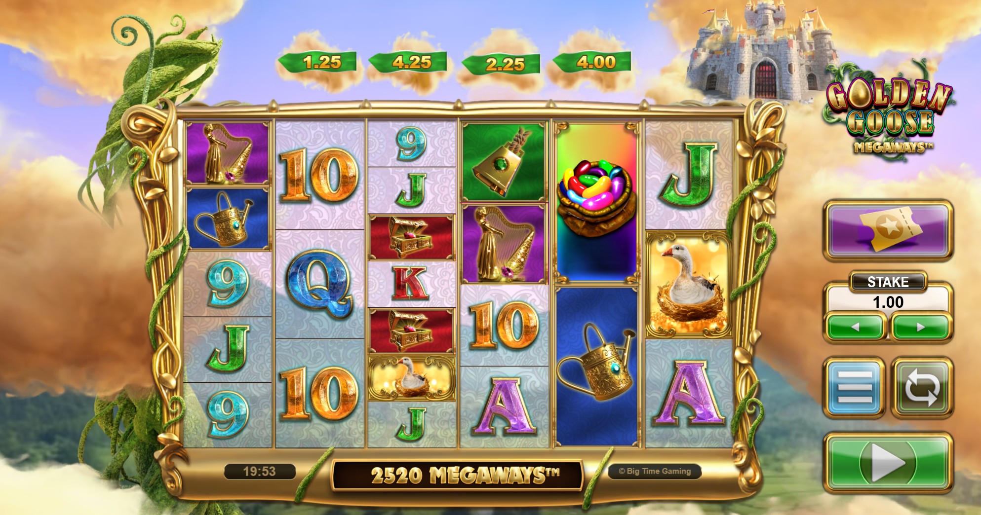 Screenshot Golden Goose Megaways