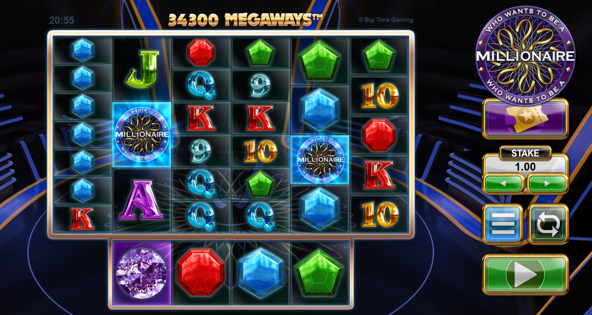 Screenshot Millionaire Megaways