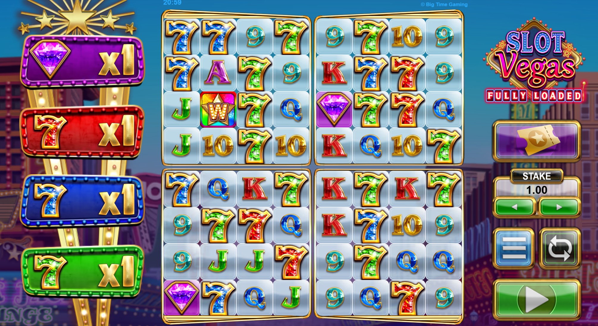 Screenshot Slot Vegas Fully Loaded