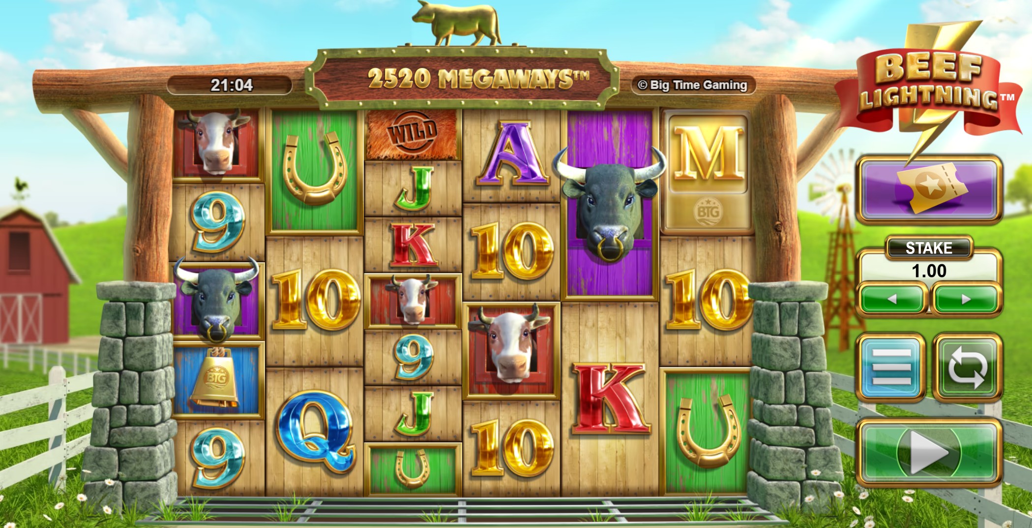 Screenshot Beef Lightning Megaways