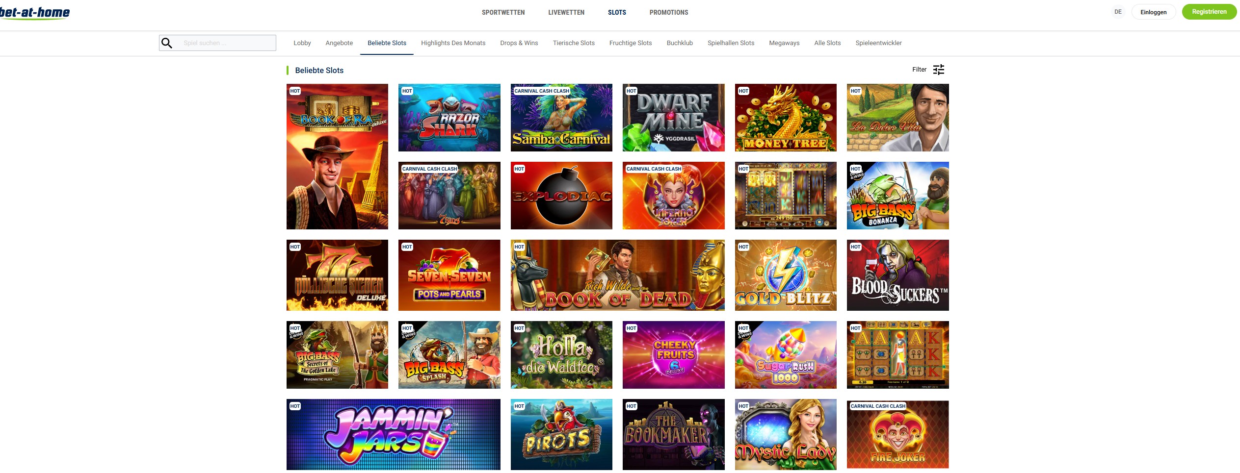 Screenshot Test Casino 123