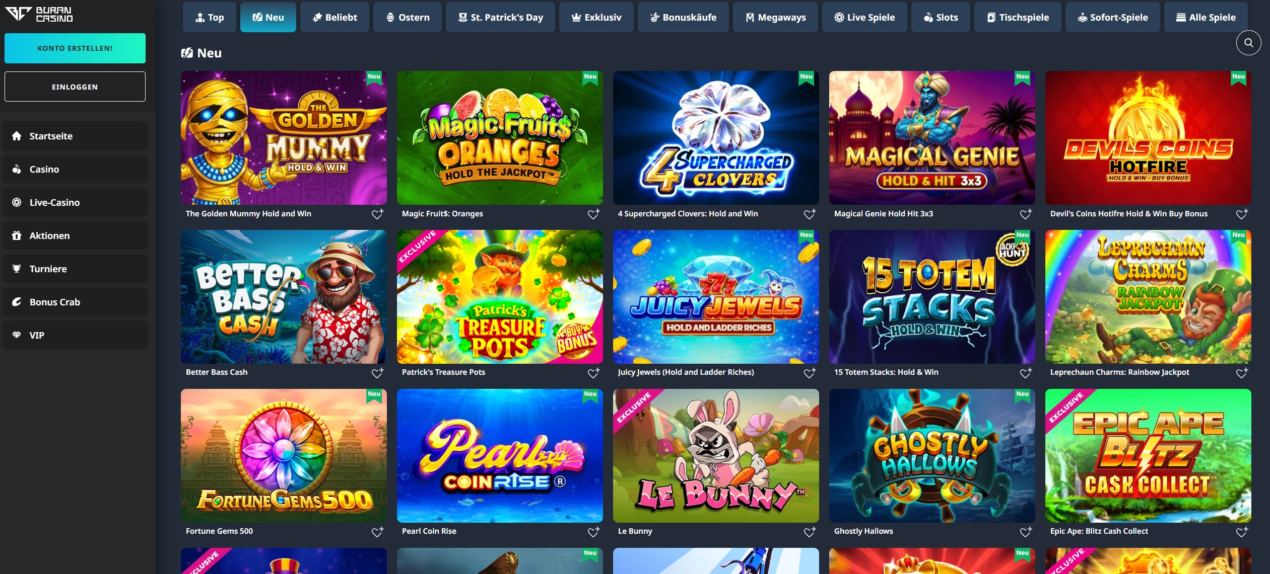 Screenshot Buran Casino