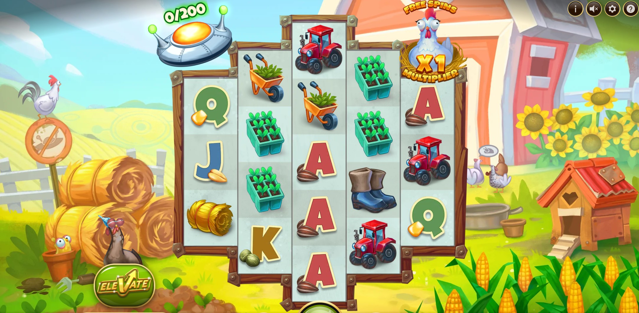 Screenshot Golden Egg Invaders