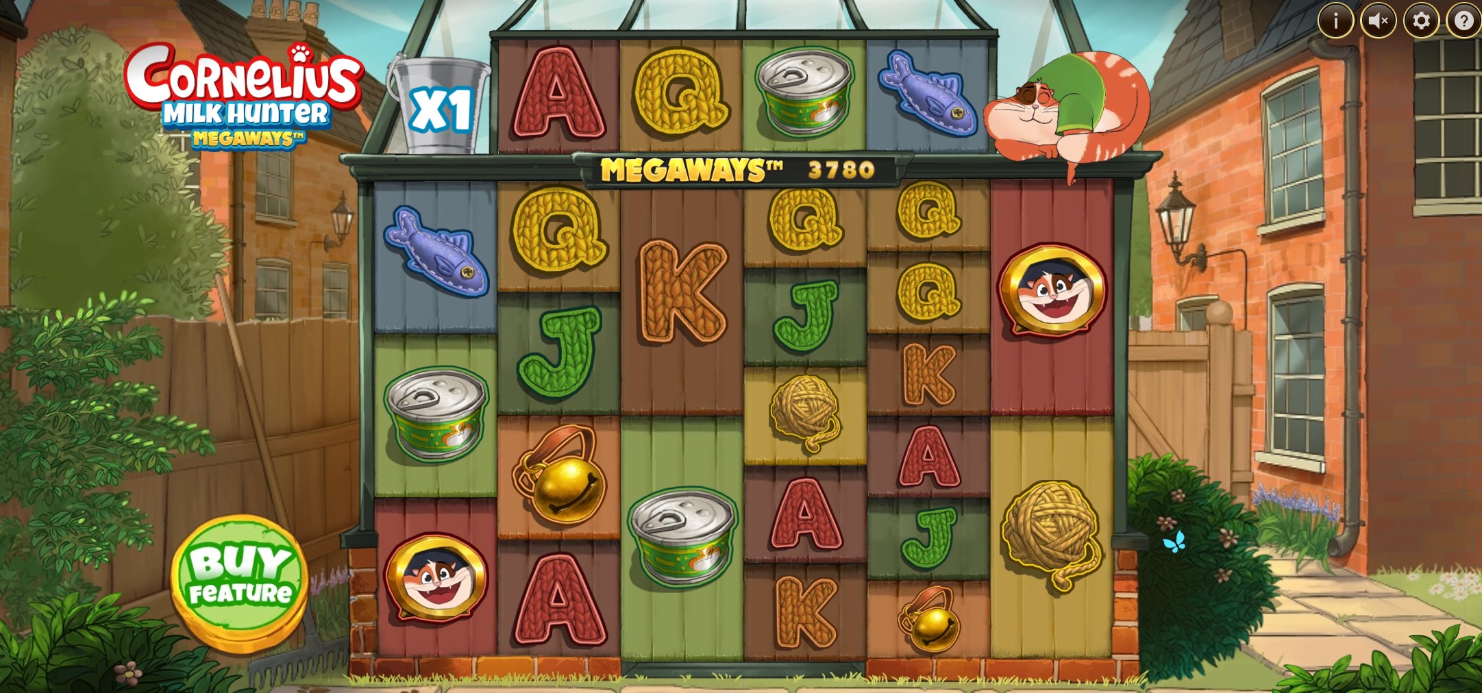 Screenshot Cornelius Milk Hunter Megaways