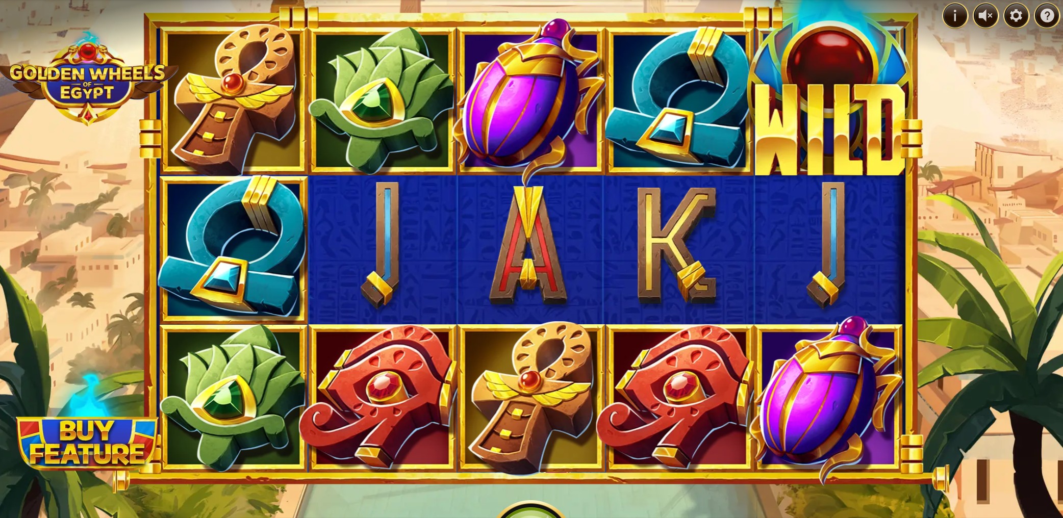 Screenshot Golden Wheels of Egypt