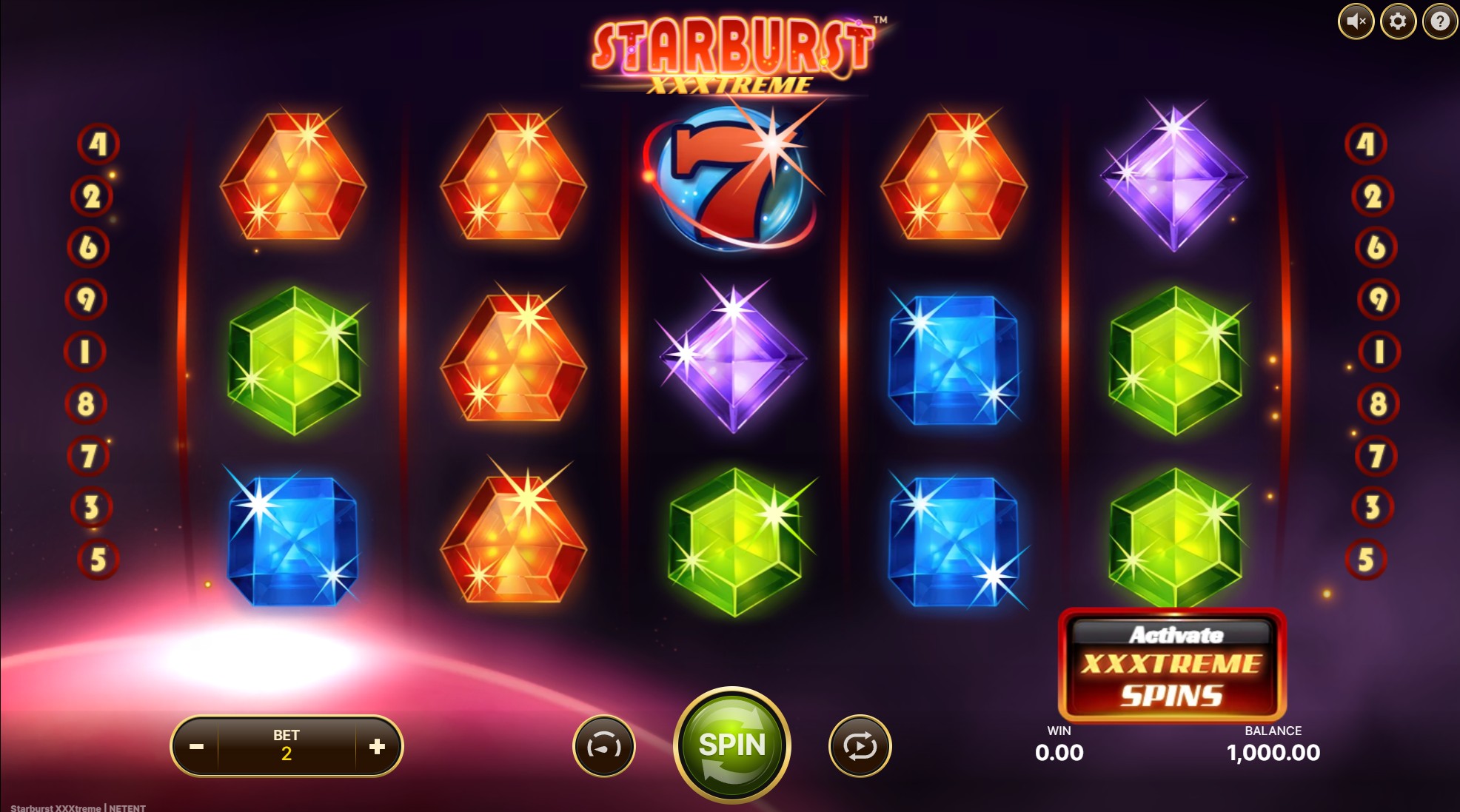 Screenshot Starburst XXXtreme