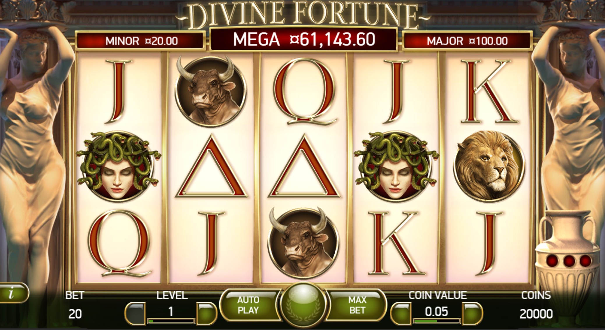 Screenshot Divine Fortune