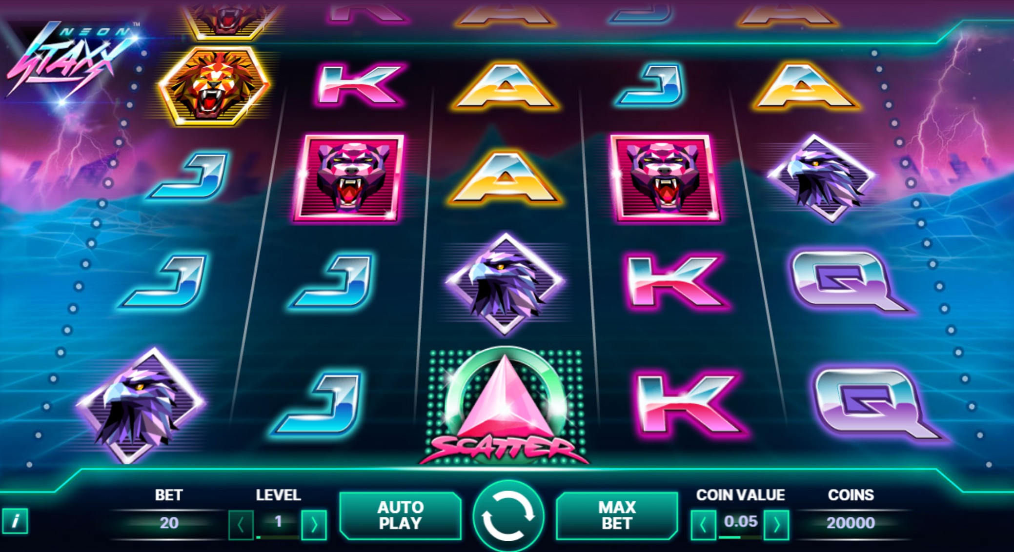Screenshot Neon Staxx