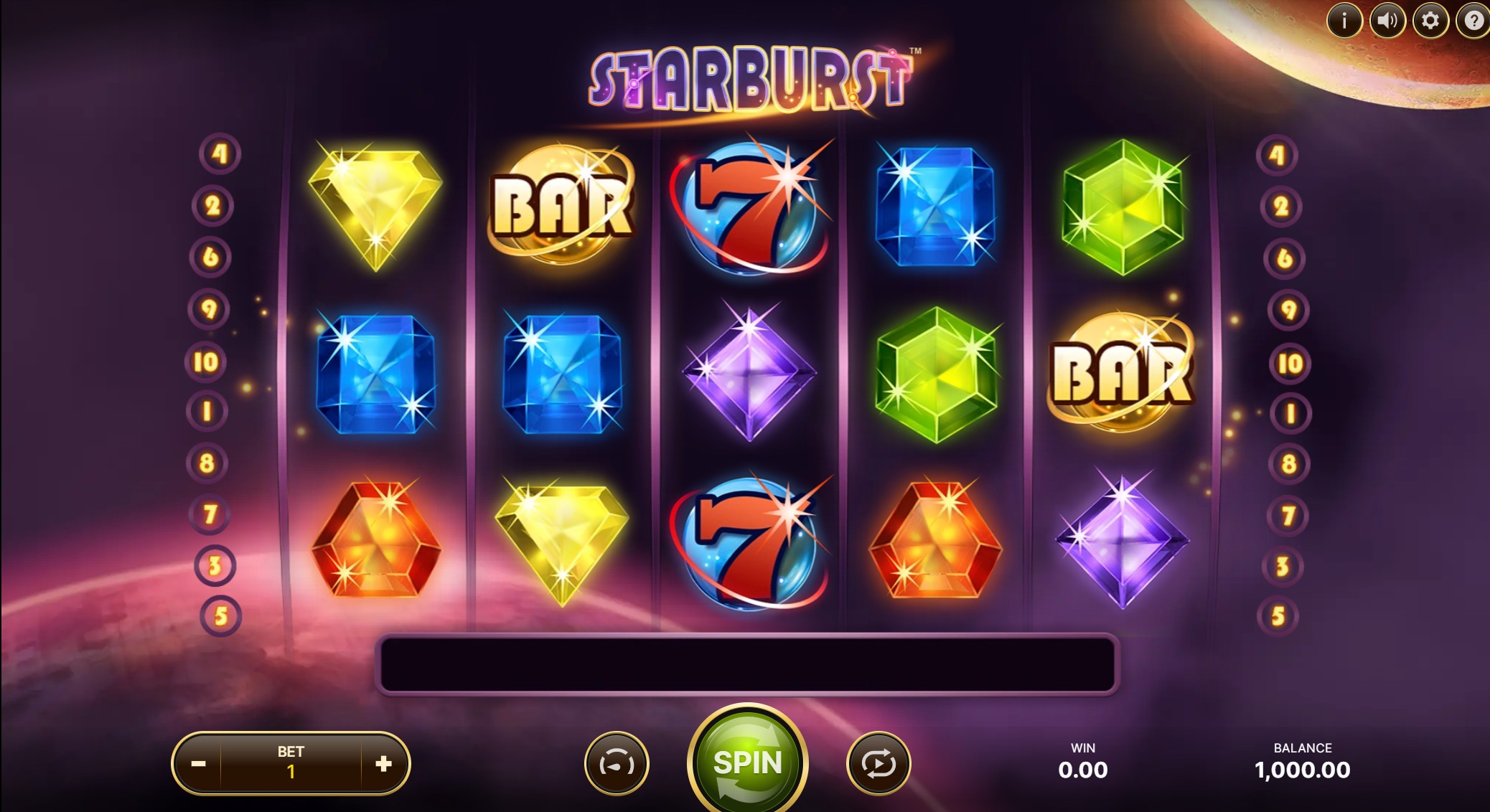 Screenshot Starburst