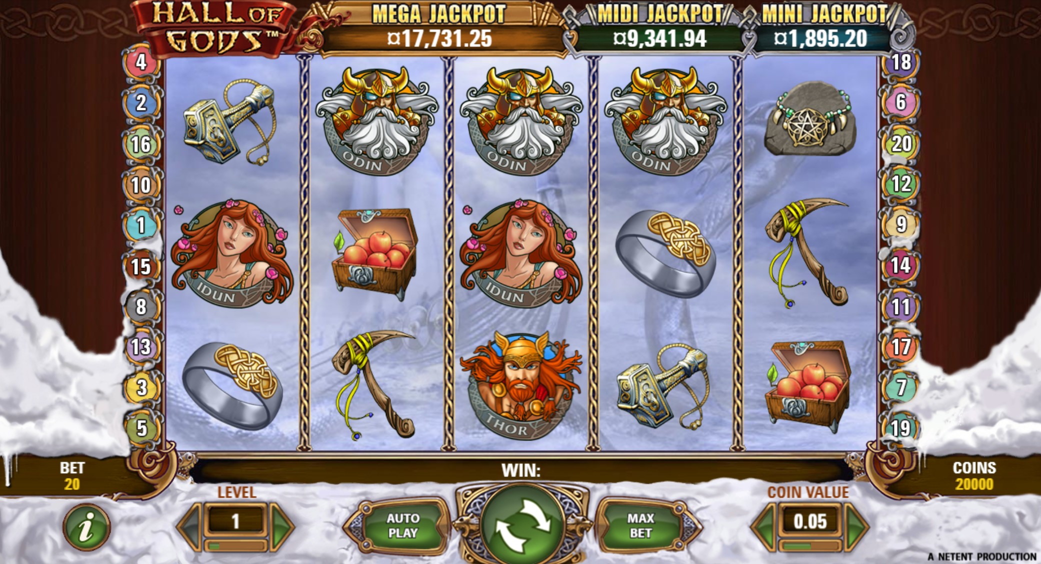 Screenshot Hall of Gods