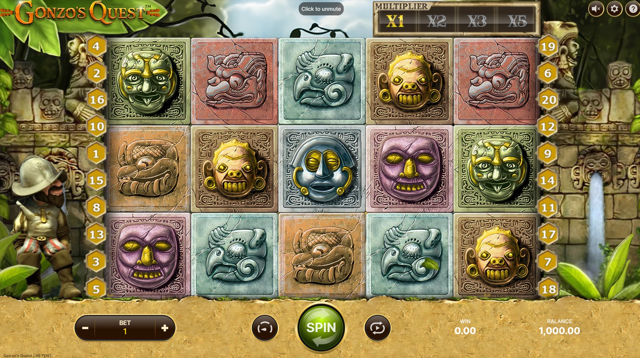 Screenshot Gonzo’s Quest