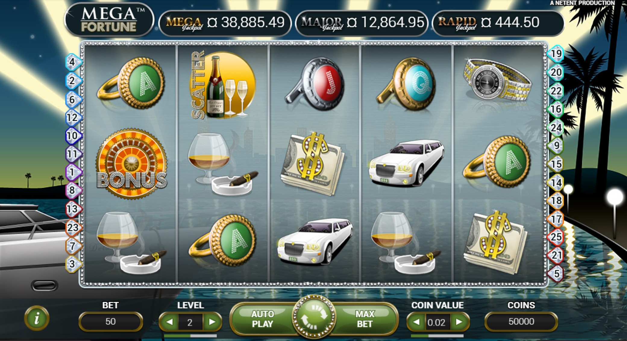 Screenshot Mega Fortune