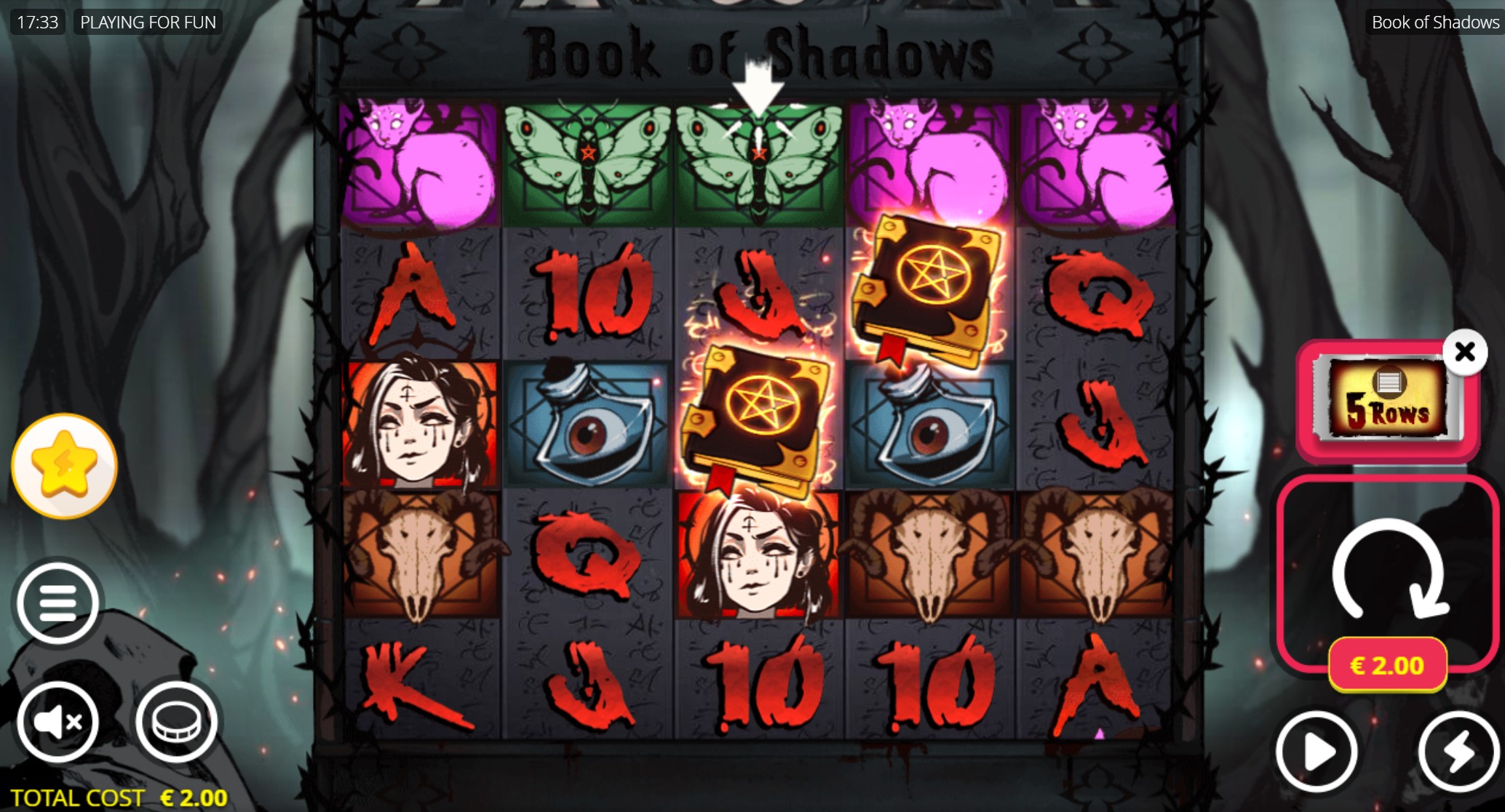 Screenshot Book of Shadows
