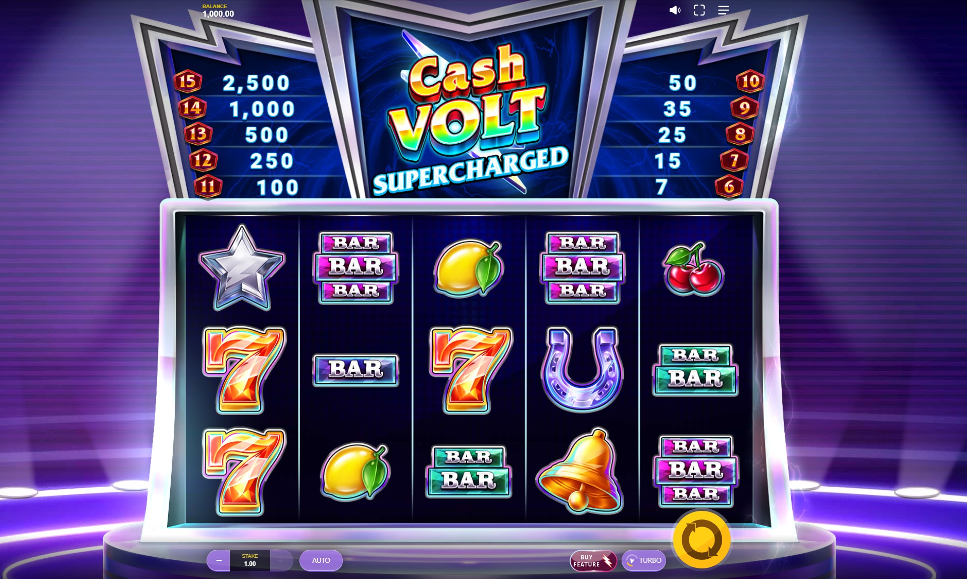 Screenshot Cash Volt Supercharged